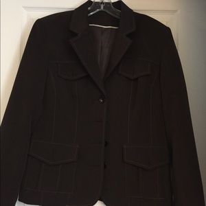 Blazer chocolate brown new